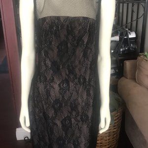 BLACK ELEGANT TADASHI DRESS /  BRAND NEW